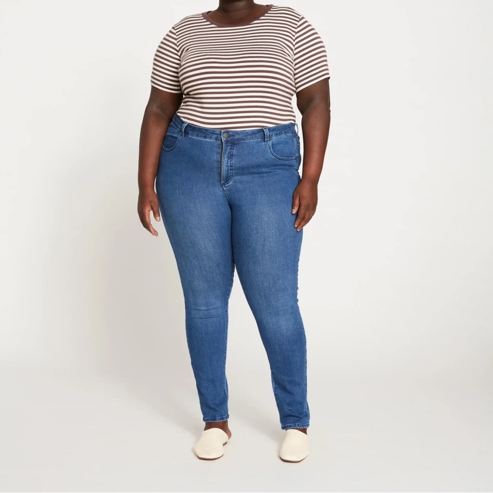 Universal Standard Blue Skinny Jeans